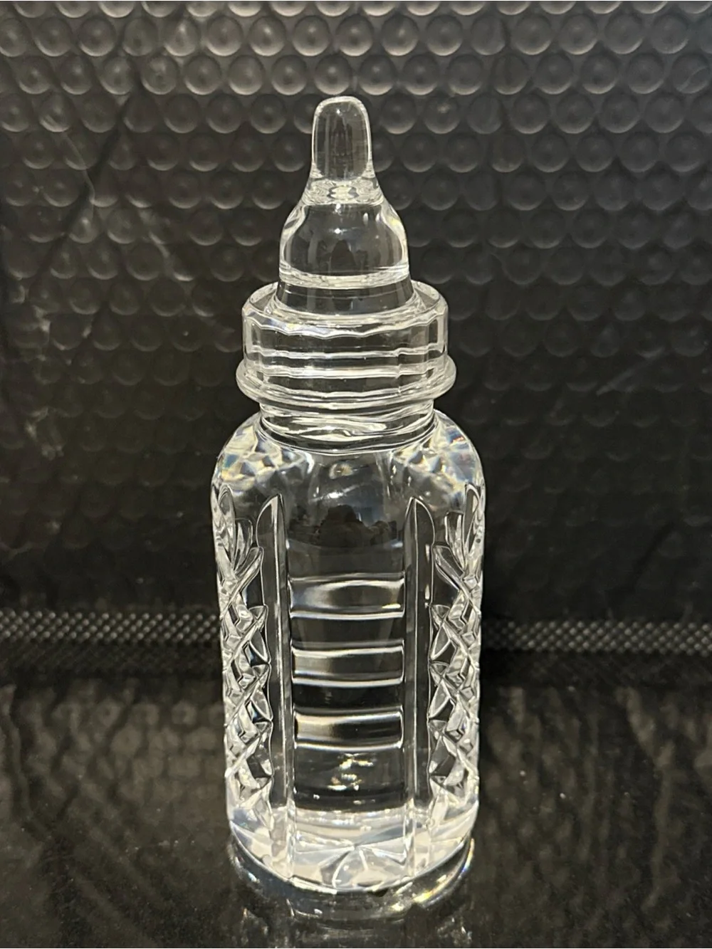 Waterford Millenium year 2000 crystal baby bottle new with sticker on